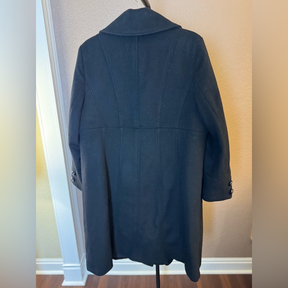 Jones New York Black Wool Blend Coat | Button Front | Women’s 1X - Picture 5 of 9